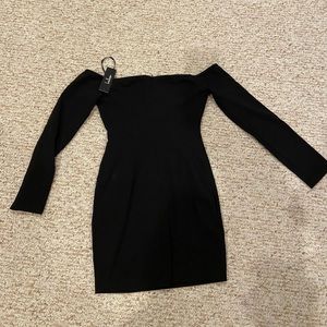Lulu’s long sleeve ribbed mini dress